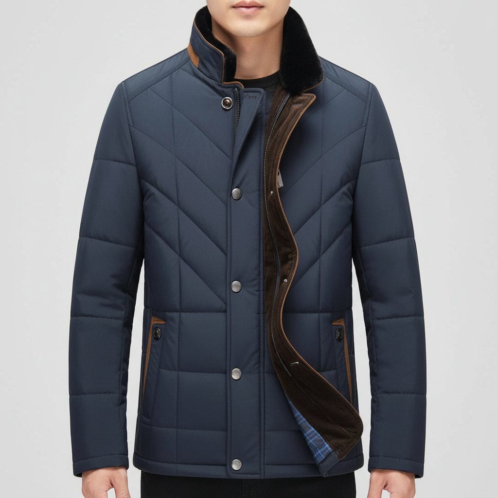 Veste d’hiver superposée pour homme