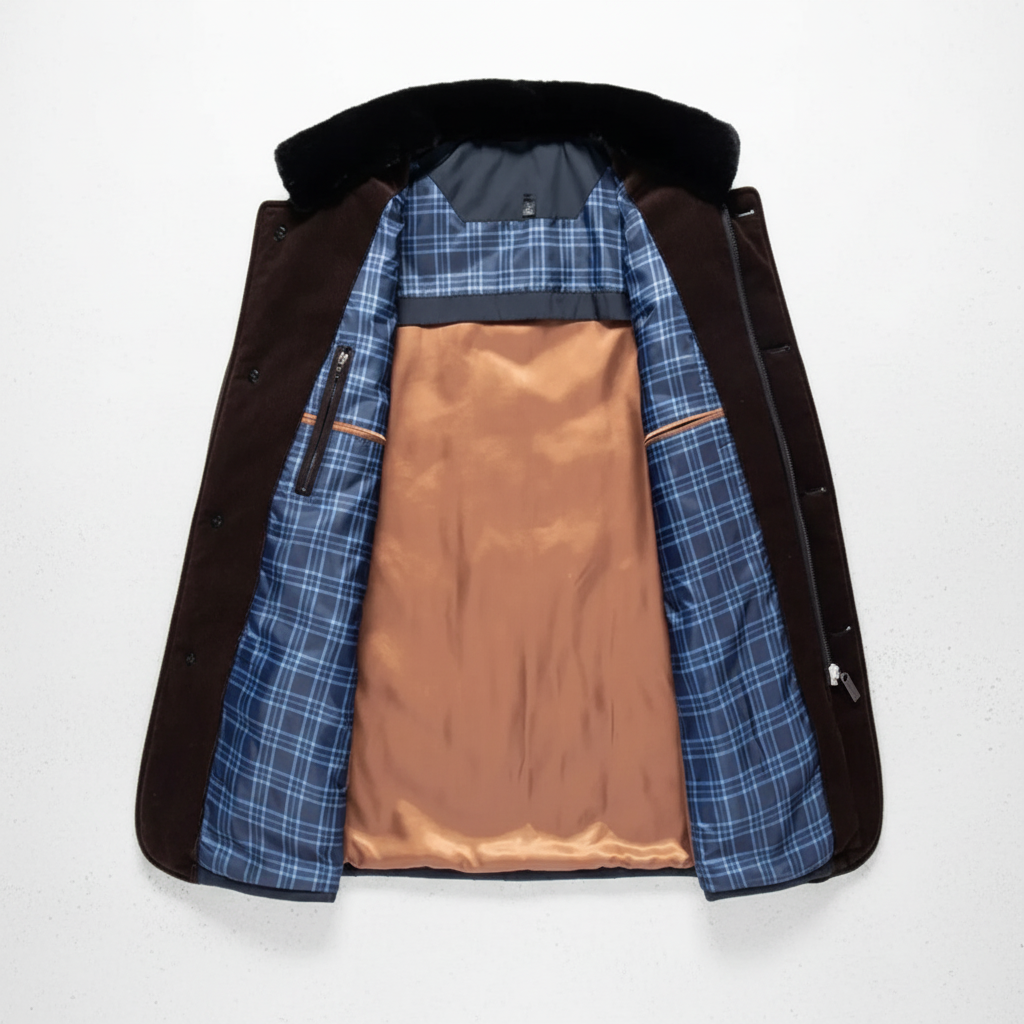 Veste d’hiver superposée pour homme