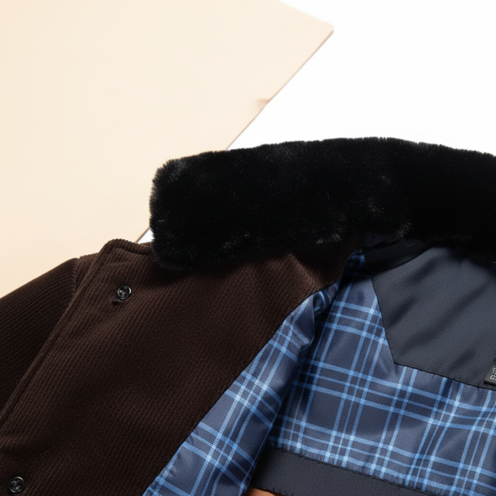 Veste d’hiver superposée pour homme
