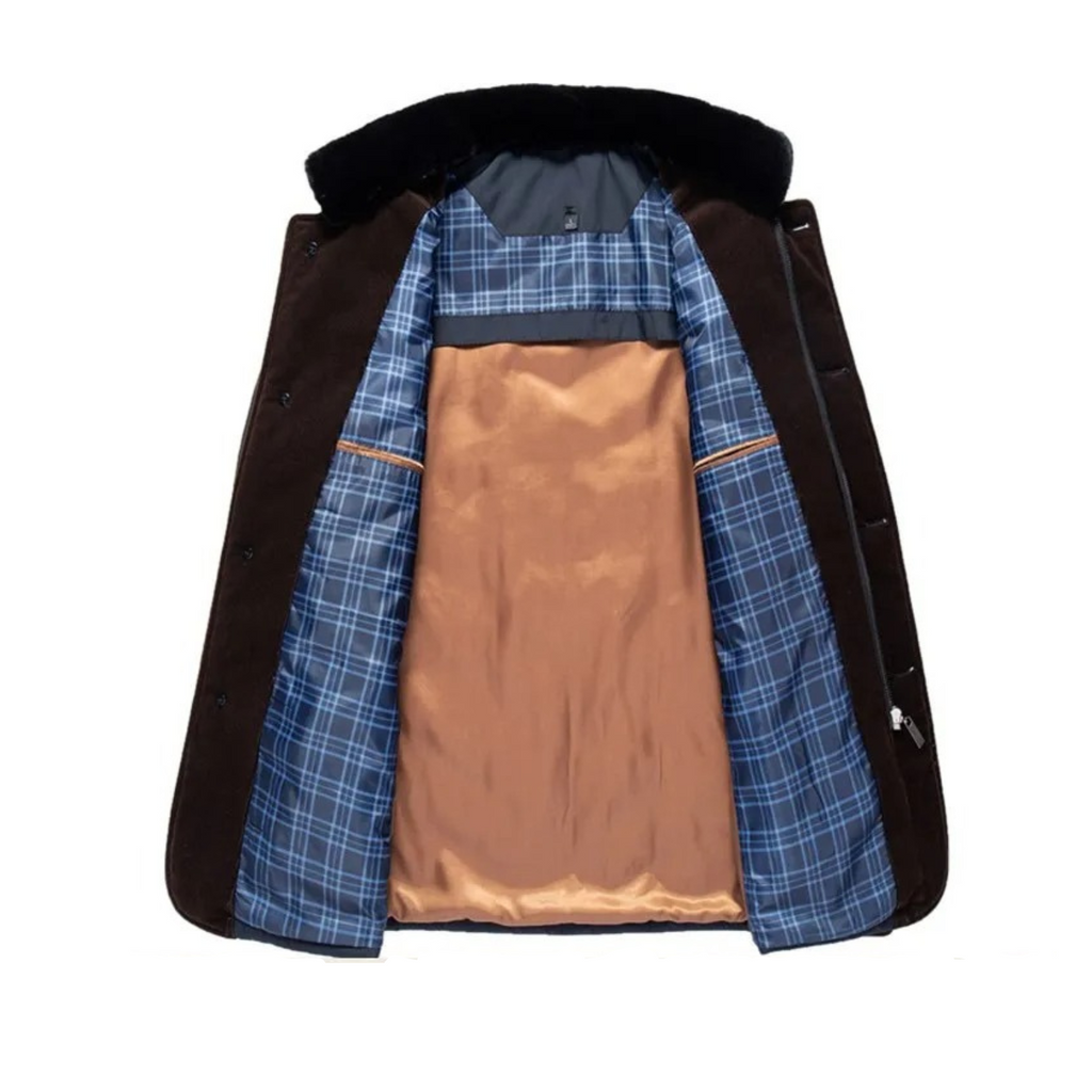 Veste d’hiver superposée pour homme