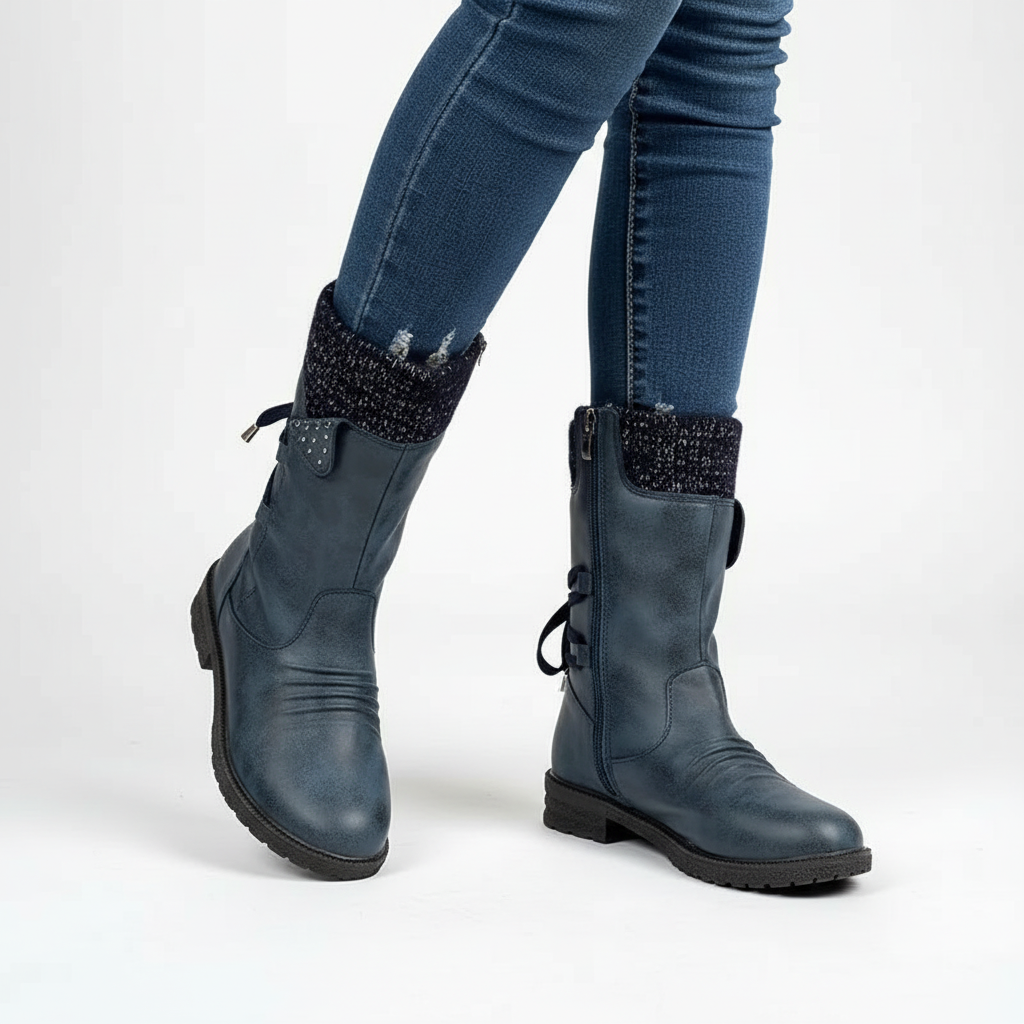 Bottes d’hiver pour femmes à mi-mollet