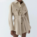 Women’s Belted Shirt Jacket