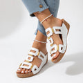 Women's Cutout Comfort Wedge Sandals