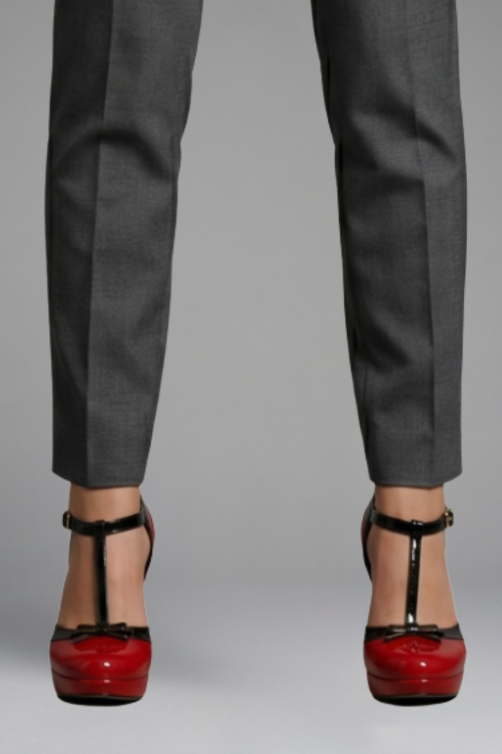Tacones de plataforma para mujer con tira en T