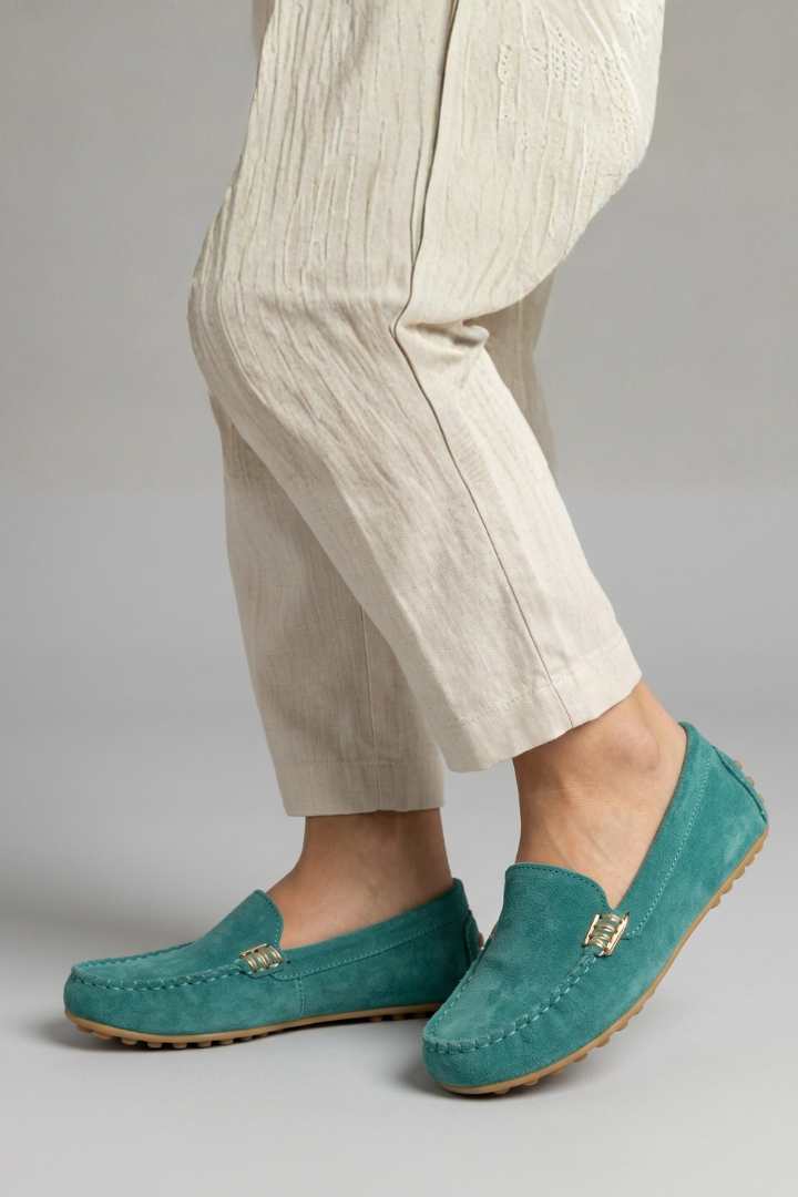Mocasines sin cordones para mujer