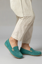 Mocasines sin cordones para mujer