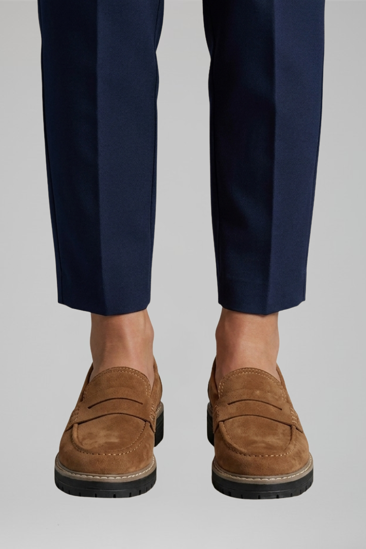 Women's Chunky Sole Penny Loafers