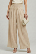 Pantalones Palazzo de Cintura Alta para Mujer