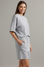Lässiges T-Shirt- und Shorts-Set für Damen
