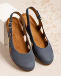 Damen Slip-On Sommerschuhe mit bequemer, stützender Sohlengestaltung