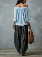 Women's Relaxed Balloon-Leg Pants