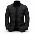 Herren-Steppblazer mit fallendem Revers