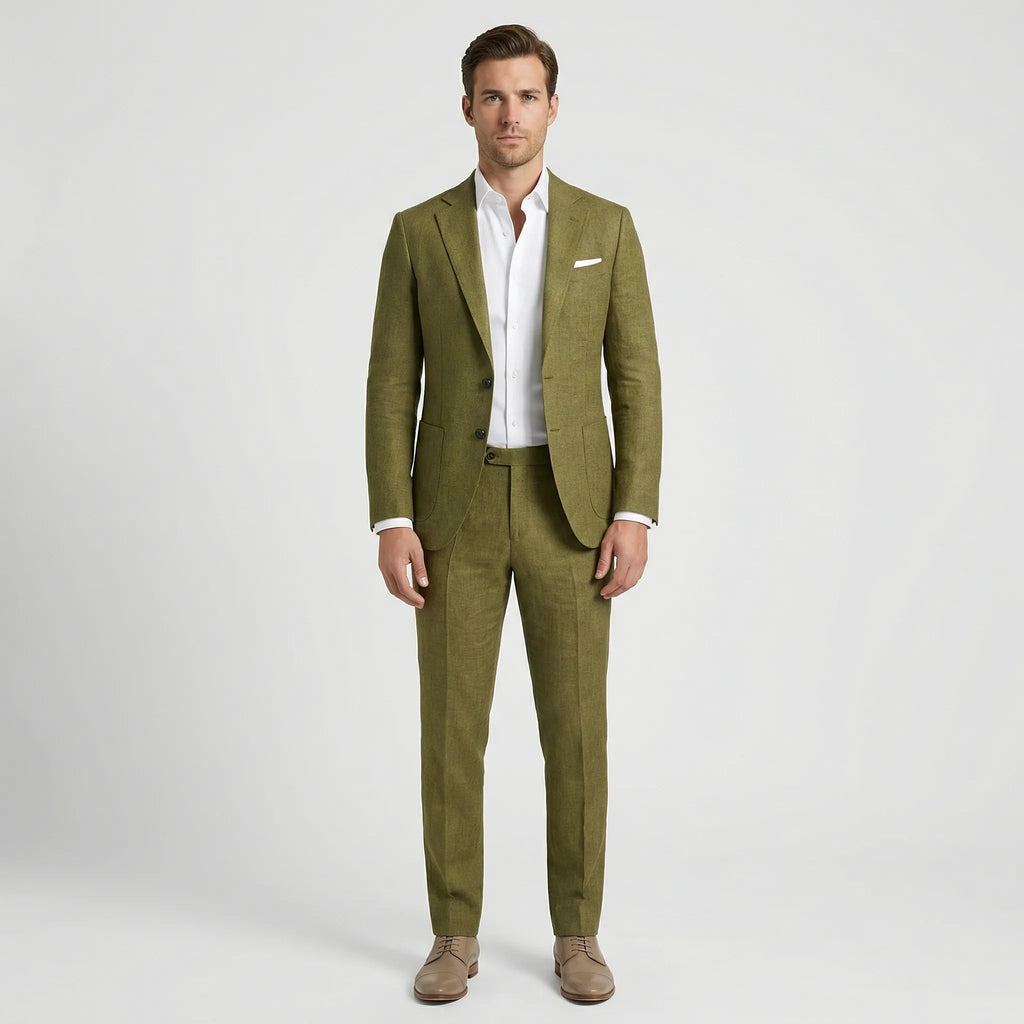 Herren-Zweiteiler mit maßgeschneidertem Blazer für Business und formelle Anlässe