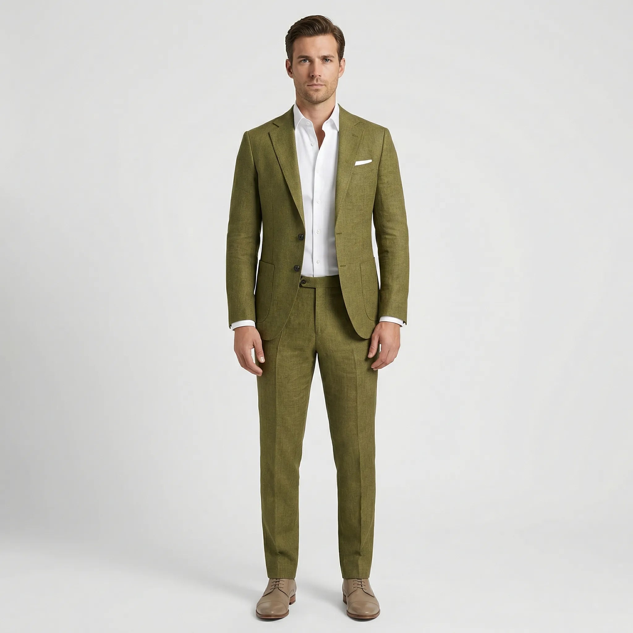 Herren-Zweiteiler mit maßgeschneidertem Blazer für Business und formelle Anlässe