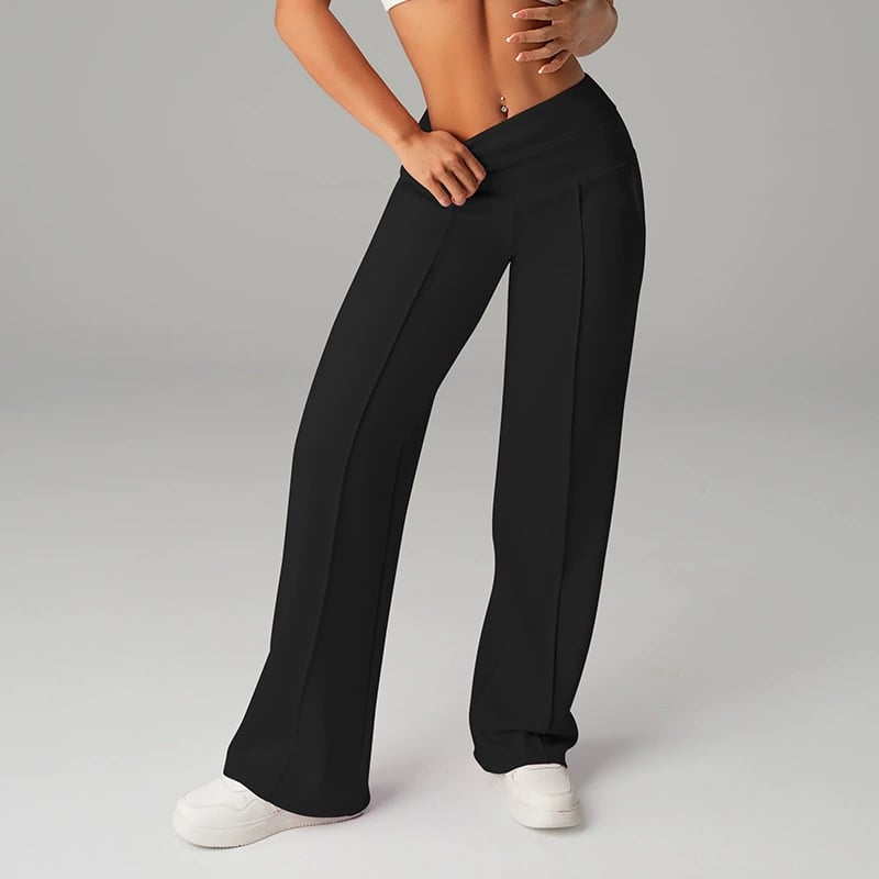 Women's High-Waisted Wide-Leg Trousers