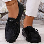 Damen Klassische Schnür-Sneaker mit niedrigem Schaft