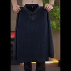 Men’s Layered Look V-Neck Knit Sweater