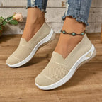 Damen-Strickschuhe zum Hineinschlüpfen fürs Gehen