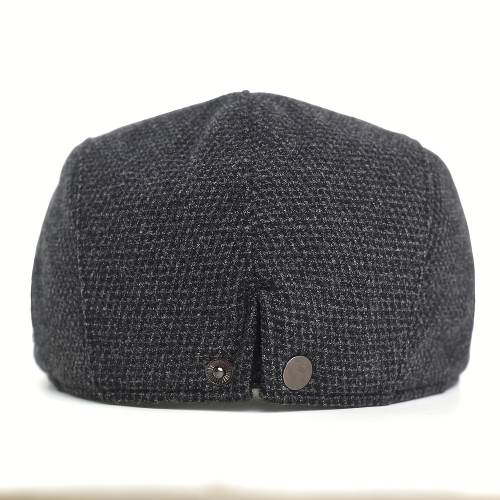 Tekstureret flatcap til mænd