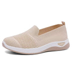 Damen-Strickschuhe zum Hineinschlüpfen fürs Gehen