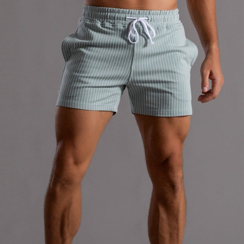 Men's Stretch Shorts with Elasticated Drawstring Waist for Everyday Comfort