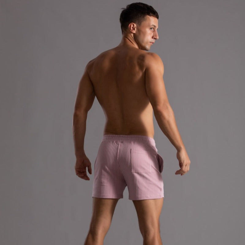 Herren-Stretch-Shorts mit elastischem Kordelzugbund für täglichen Komfort