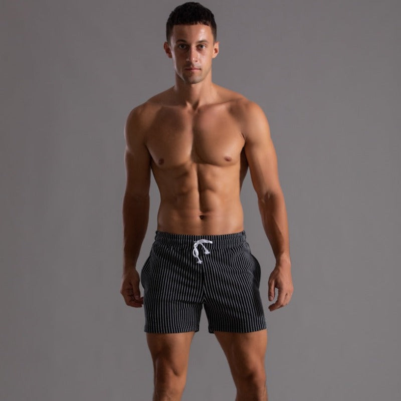 Herren-Stretch-Shorts mit elastischem Kordelzugbund für täglichen Komfort