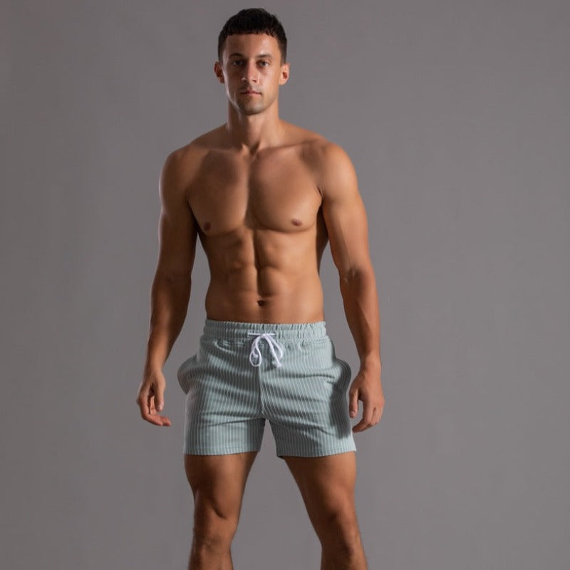 Herren-Stretch-Shorts mit elastischem Kordelzugbund für täglichen Komfort