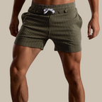 Herren-Stretch-Shorts mit elastischem Kordelzugbund für täglichen Komfort