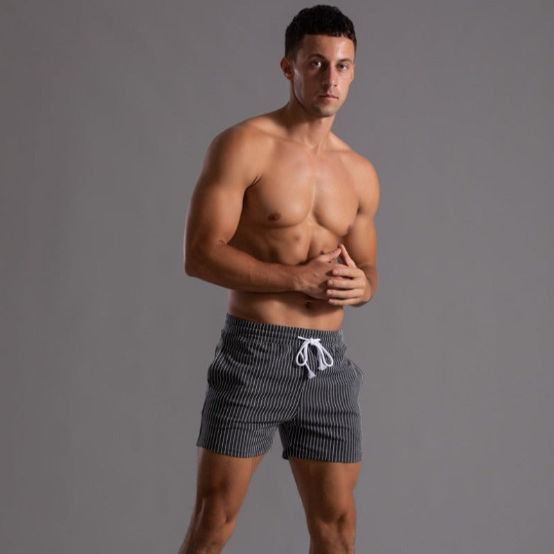 Herren-Stretch-Shorts mit elastischem Kordelzugbund für täglichen Komfort