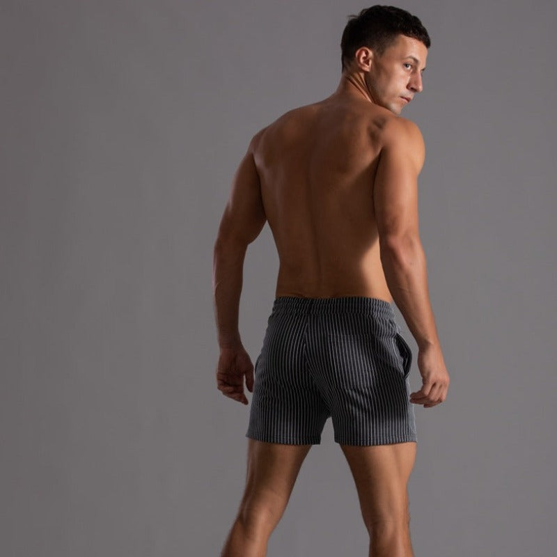 Herren-Stretch-Shorts mit elastischem Kordelzugbund für täglichen Komfort