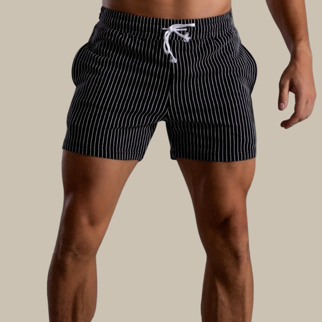 Herren-Stretch-Shorts mit elastischem Kordelzugbund für täglichen Komfort