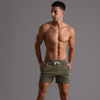 Herren-Stretch-Shorts mit elastischem Kordelzugbund für täglichen Komfort