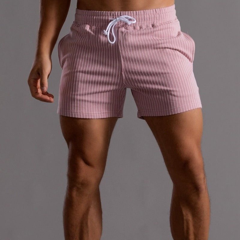 Men's Stretch Shorts with Elasticated Drawstring Waist for Everyday Comfort