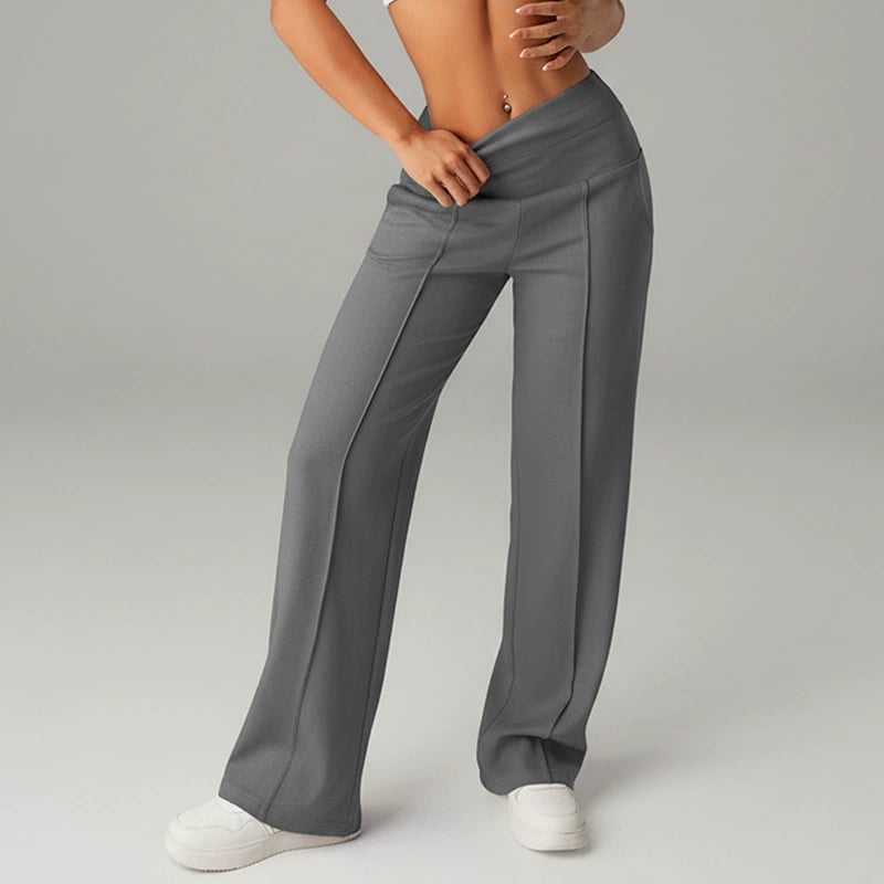 Women's High-Waisted Wide-Leg Trousers