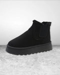 Women’s Faux Fur Lined Platform Chelsea Boots