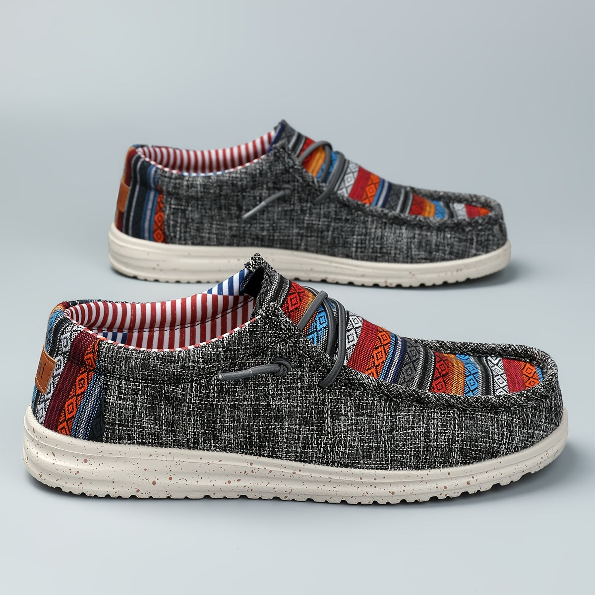 Men's Woven Lace-Up Casual Shoes