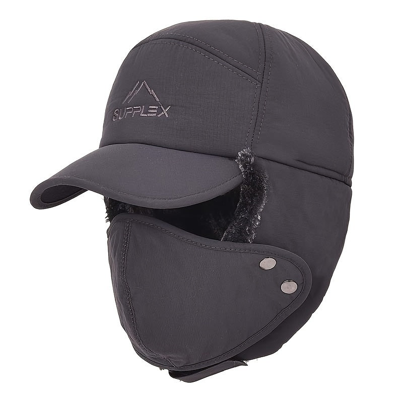 Men’s Faux Fur Ear Flap Winter Cap