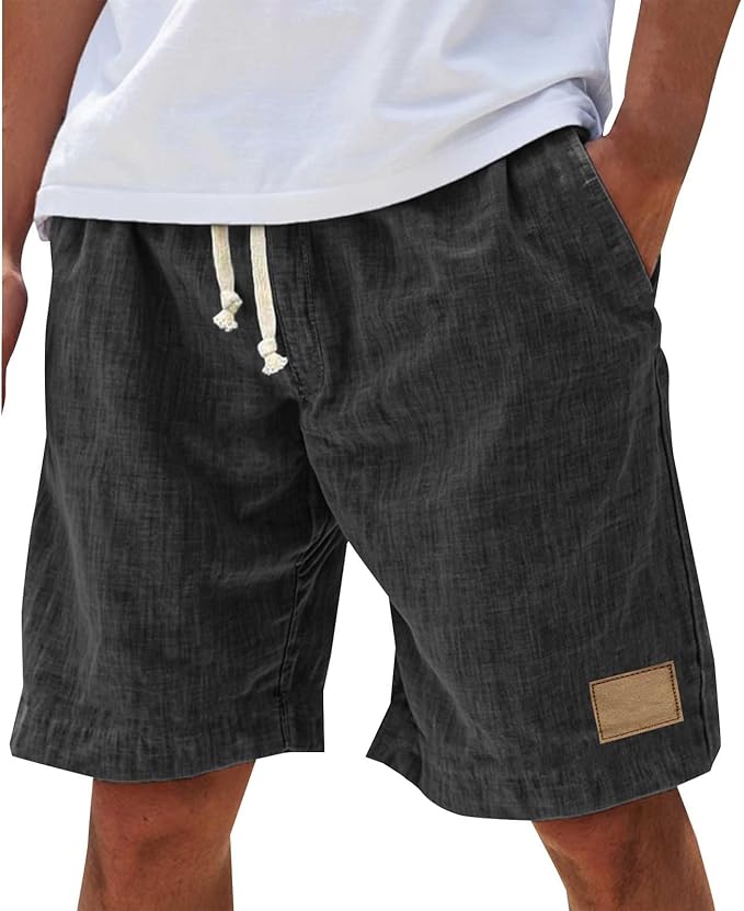 Herren-Casual-Shorts mit Kordelzug