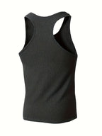 Herren-Ripp-Tanktop mit Stretch-Passform für den Alltag