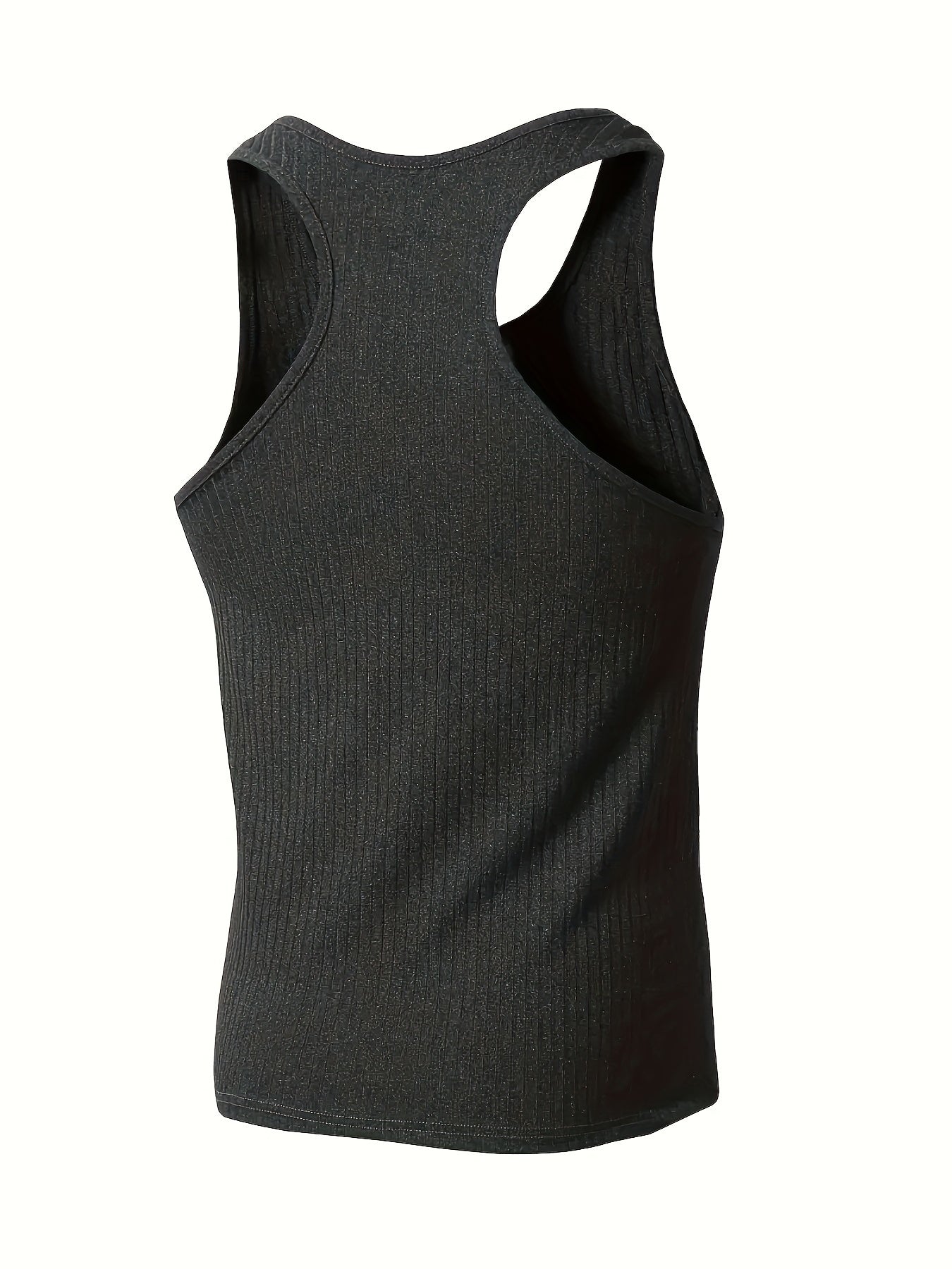 Herren-Ripp-Tanktop mit Stretch-Passform für den Alltag