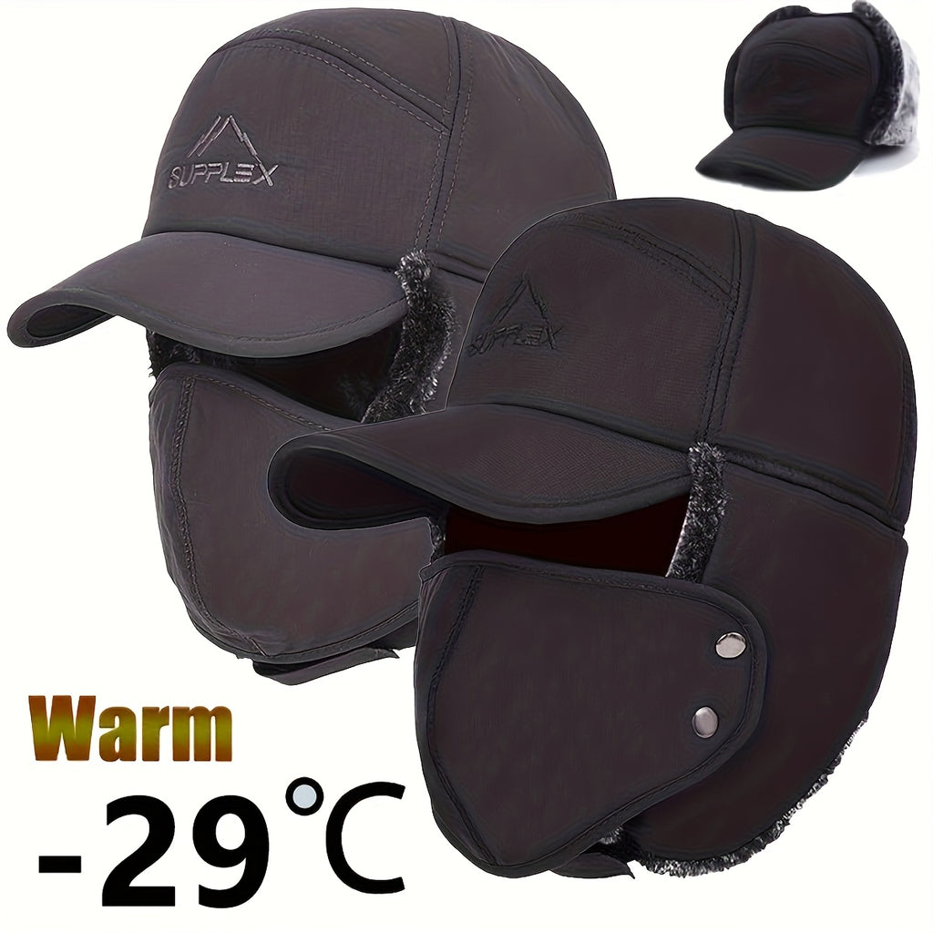 Men’s Faux Fur Ear Flap Winter Cap