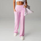 Women's High-Waisted Wide-Leg Trousers