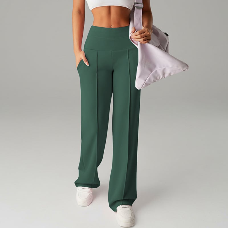 Women's High-Waisted Wide-Leg Trousers