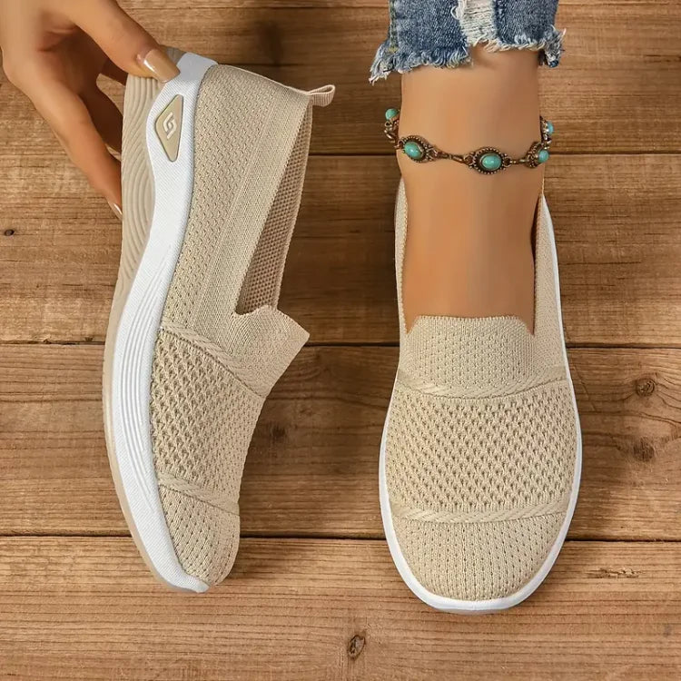 Women’s Knit Slip-On Walking Shoes