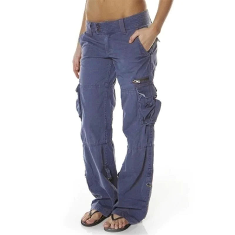 Pantalon cargo utilitaire décontracté pour femme