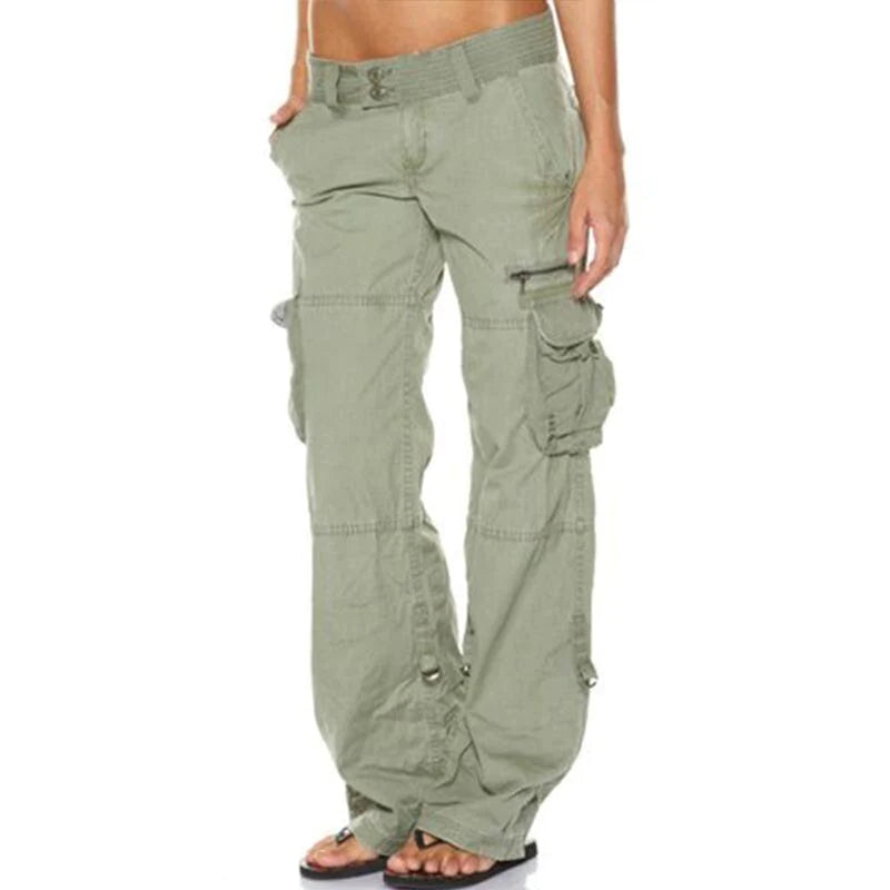 Pantalon cargo utilitaire décontracté pour femme