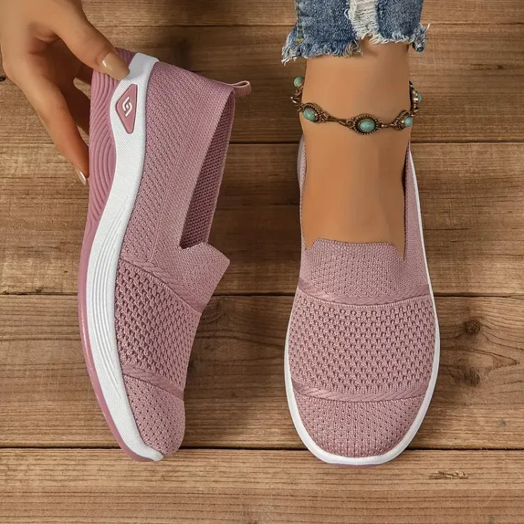 Women’s Knit Slip-On Walking Shoes