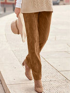 Women’s High-Waisted Straight-Leg Trousers