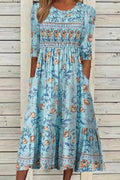 Women’s Floral Print Maxi Dress